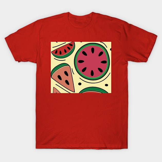 Watermelon T-Shirt by daghlashassan